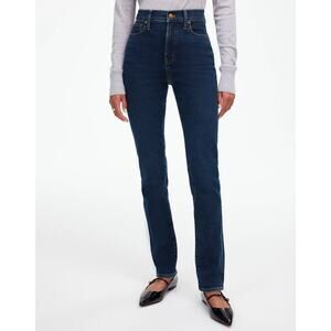 Madewell Women's Straight Leg Jeans - Dark Blue
